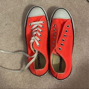 “Fiery Coral” Converse Sneakers